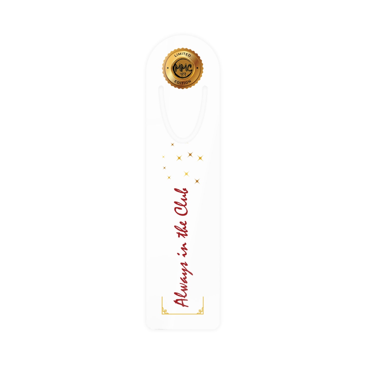 Metal Bookmark – MMC'89 Elegant Star Accent Reading Marker