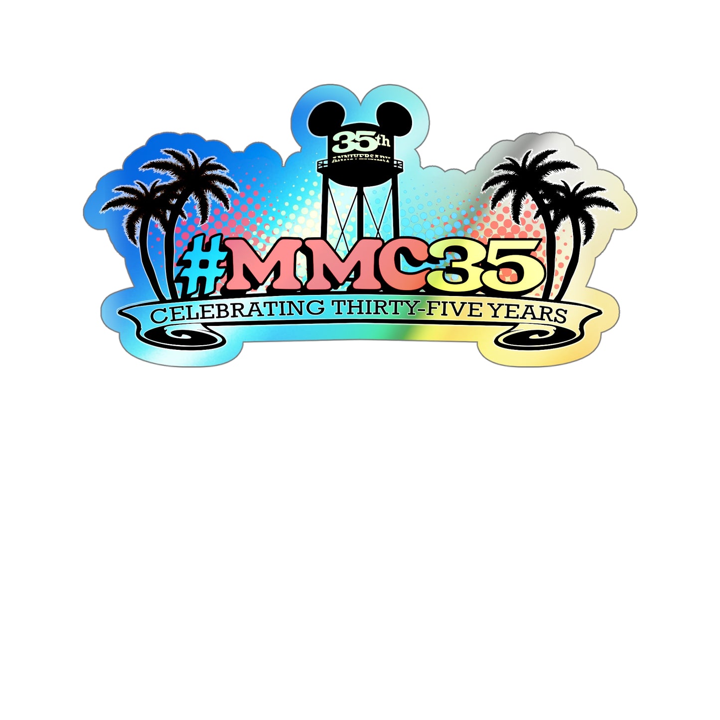 MMC35 Holographic Die-cut Sticker