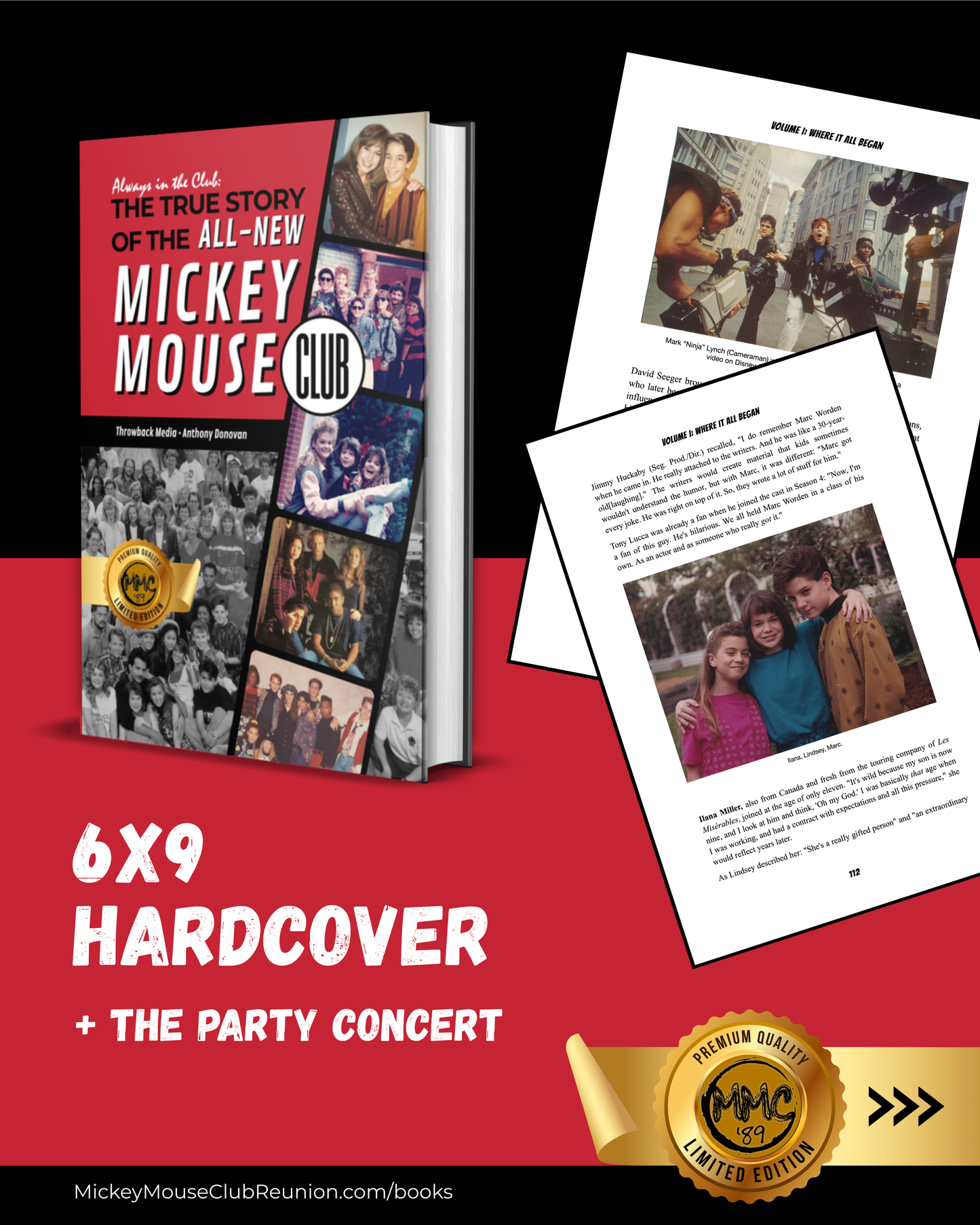 The True Story of The ‘All New’ Mickey Mouse Club (MMC'89 Limited Edition Book)