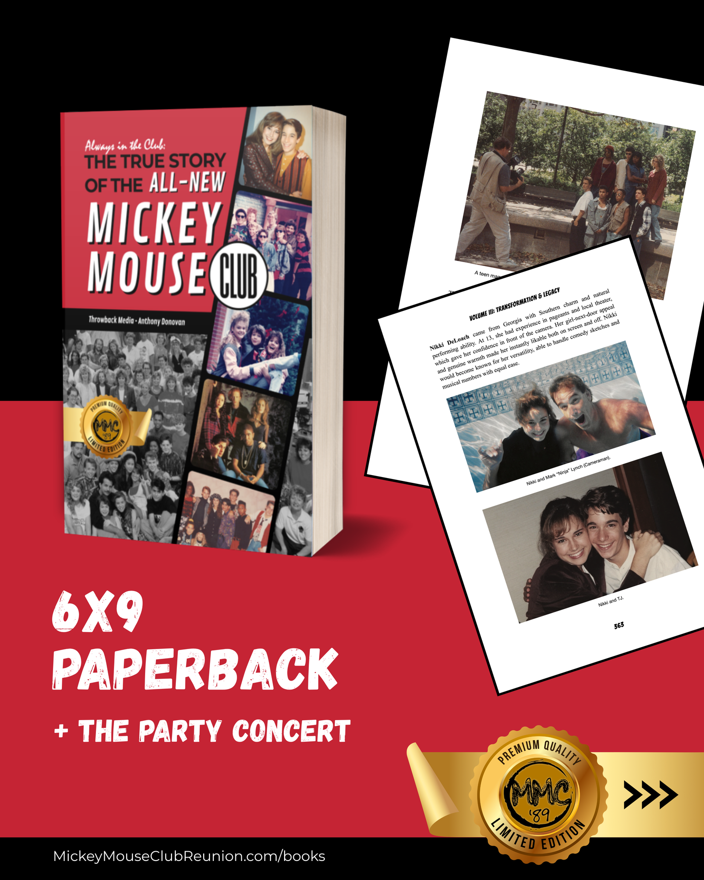 The True Story of The ‘All New’ Mickey Mouse Club (MMC'89 Limited Edition Book)