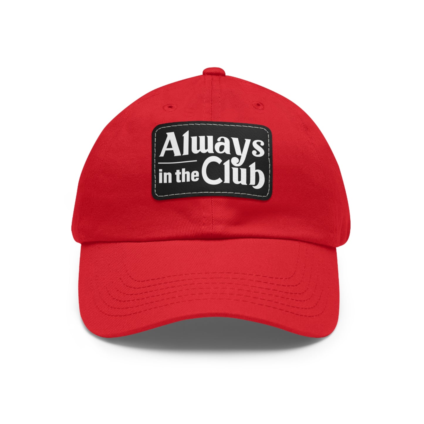 AITC Dad Hat with Leather Patch (Rectangle)