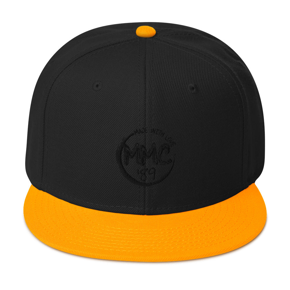 MMC'89 - Snapback Hat (Clean Black Logo)
